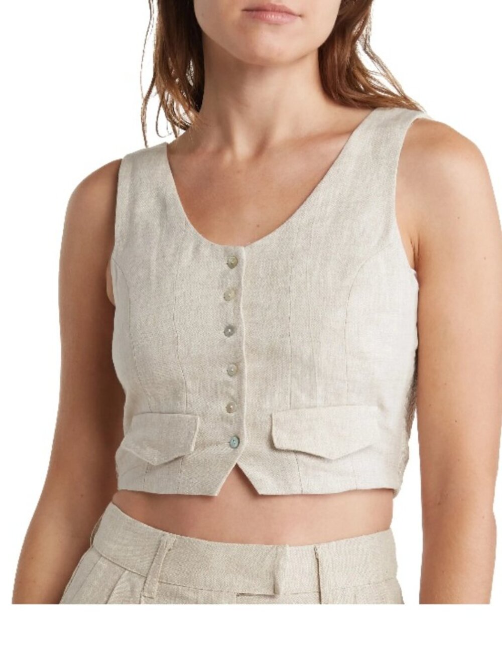 SOVERE Instance Vest Crop Top